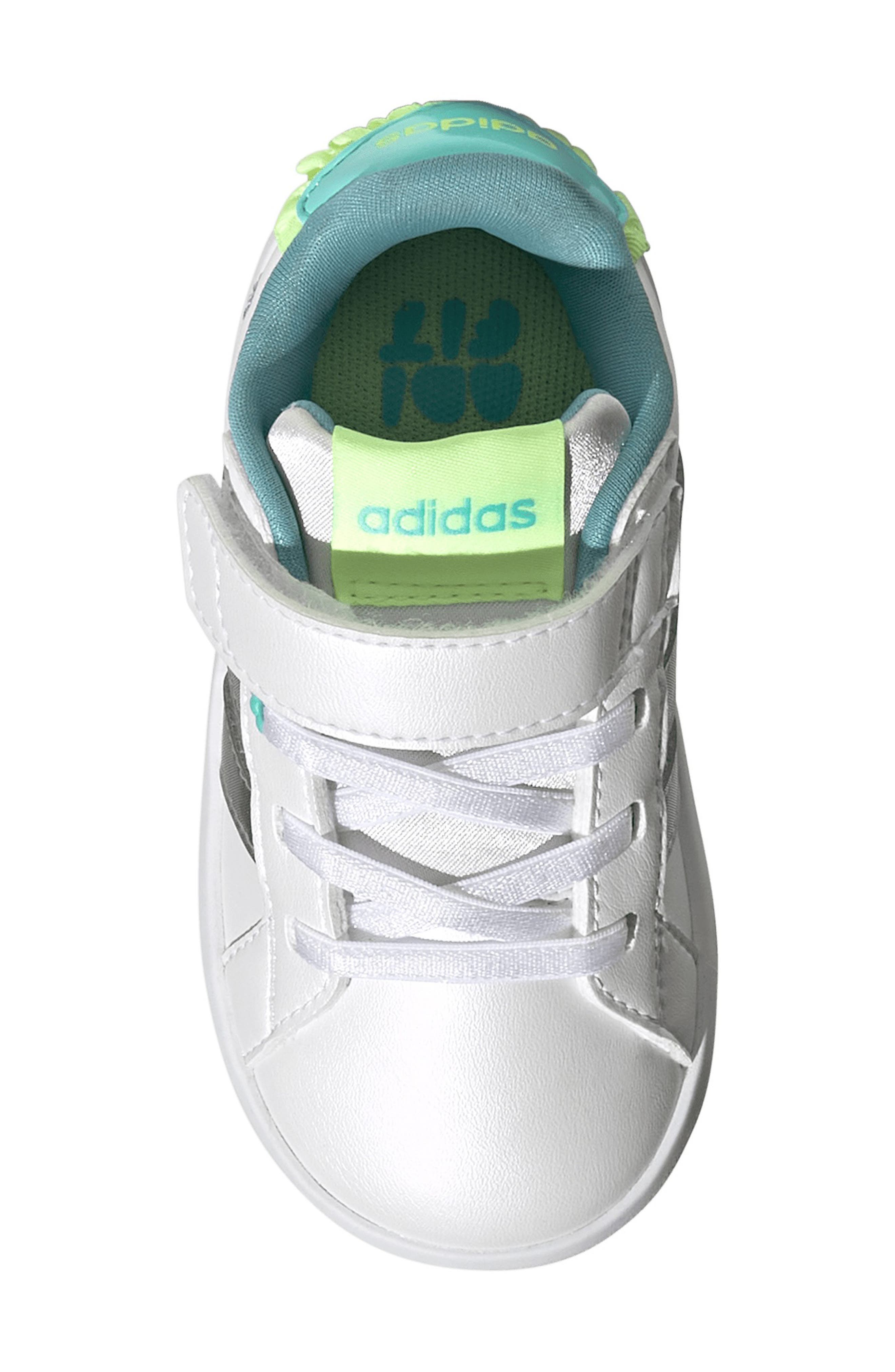 adidas Kids' Grand Court 3.0 Sneaker, Alternate, color, Ftwwht/Sil
