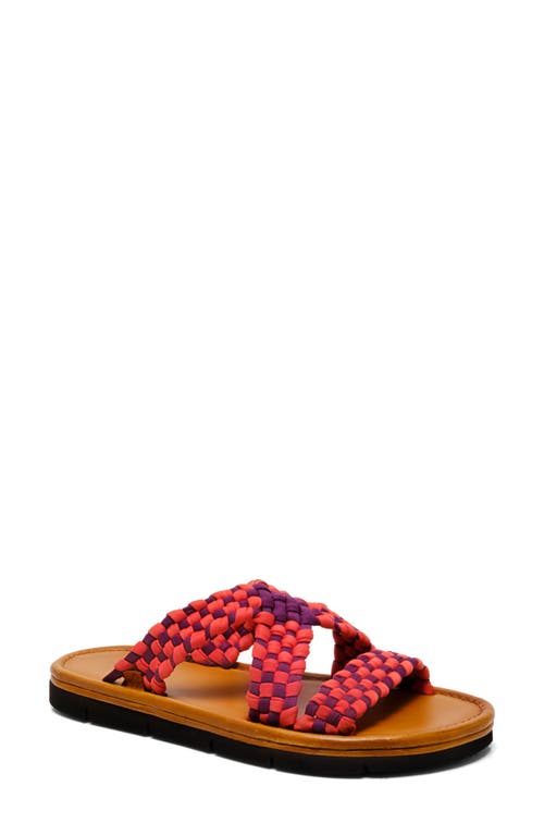 Free People Edge Water Woven Sandal In Red