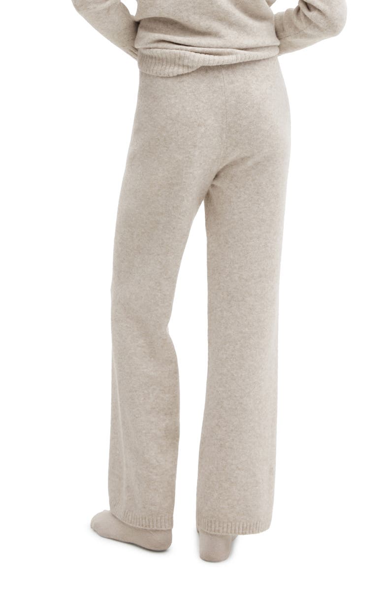 MANGO Sweater Pants, Alternate, color, Beige