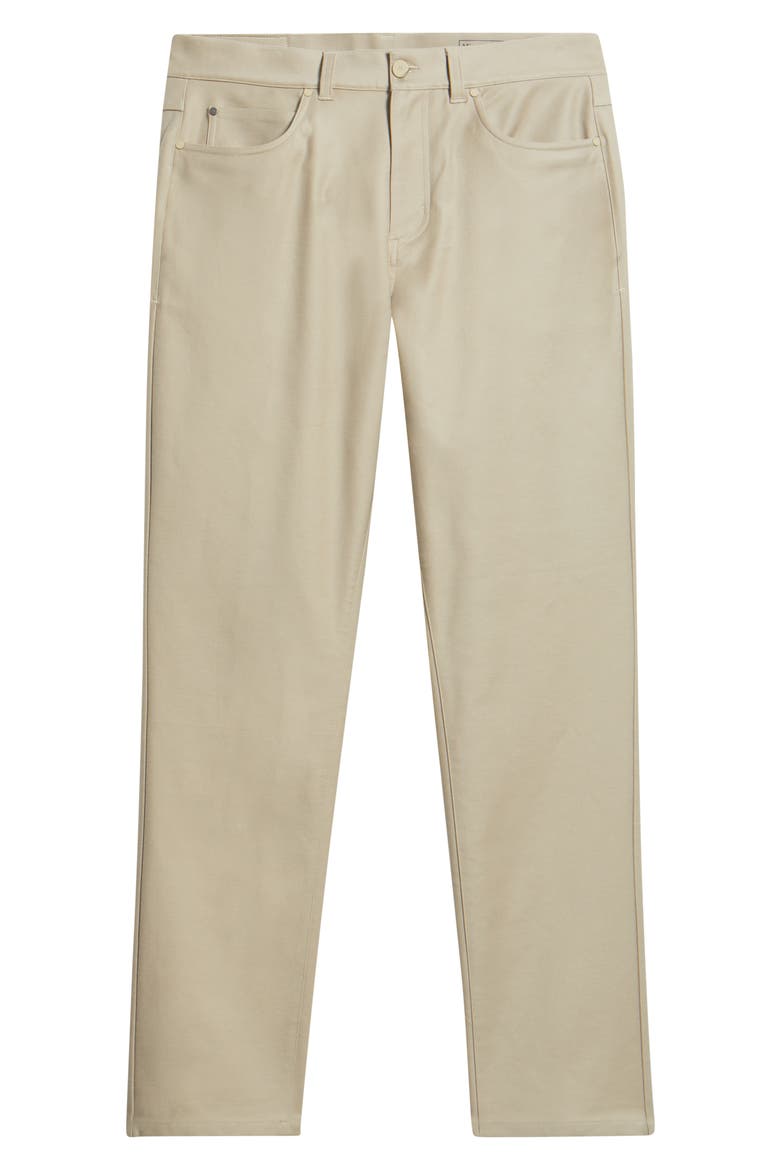 Mayfield Slim Fit Five-Pocket Twill Pants, Alternate, color, LIGHT KHAKI