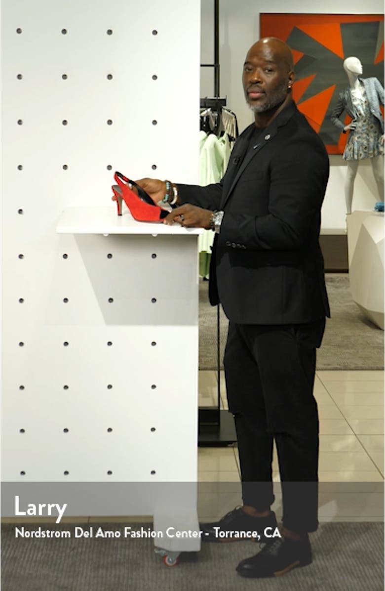 Avanti Peep Toe Slingback Sandal, sales video thumbnail