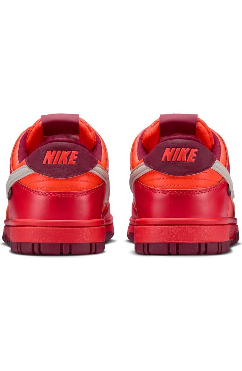 Nike Dunk Low Gore-Tex<sup>®</sup> Waterproof Basketball Sneaker, Alternate, color, Total Crimson/ Light Iron Ore