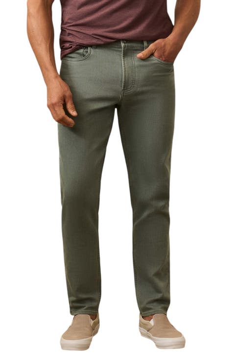 Terry Five-Pocket Stretch Pants