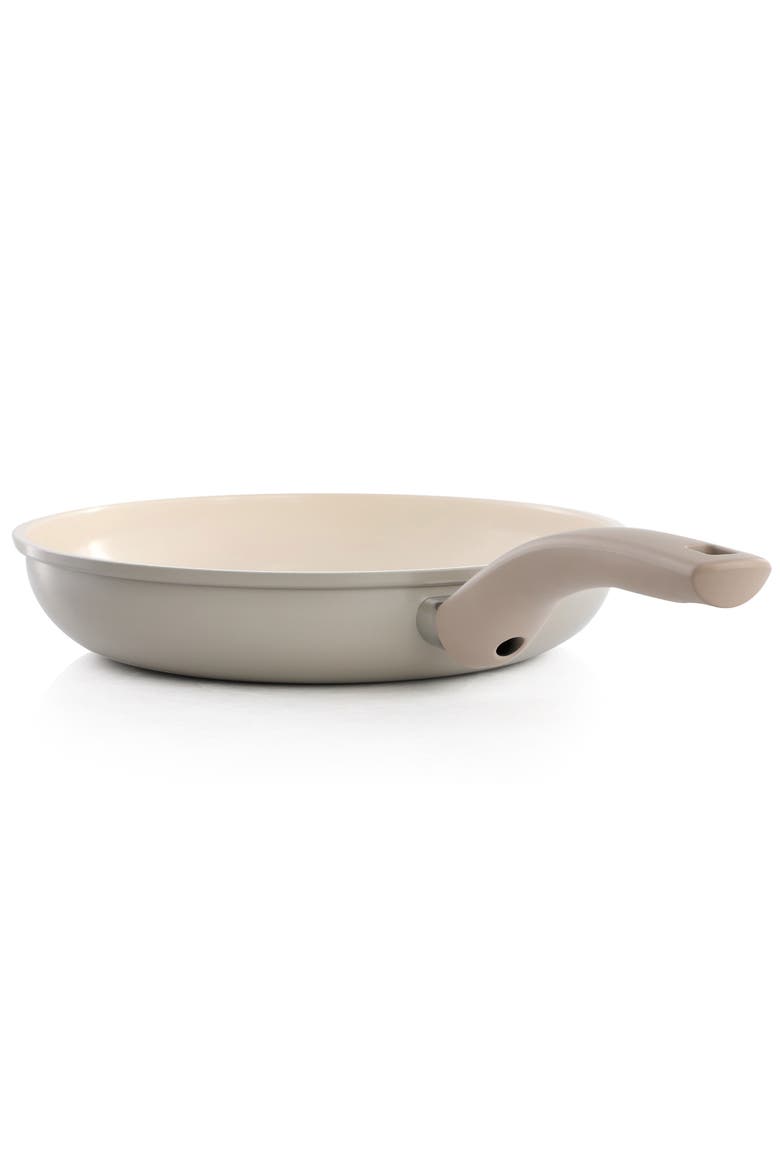 8 Inch Ceramic Nonstick Frying Pan, Alternate, color, Beige