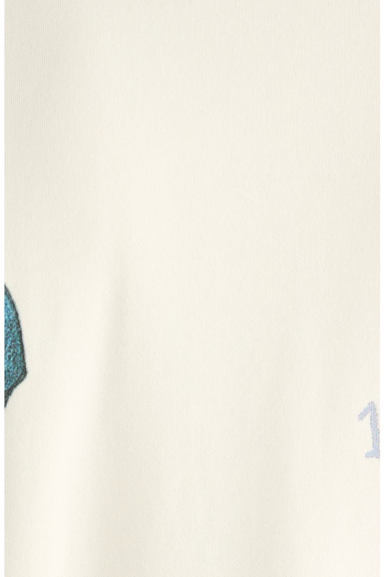 All Over LA Cotton Fleece Coach's Jacket, Alternate, color, BONE