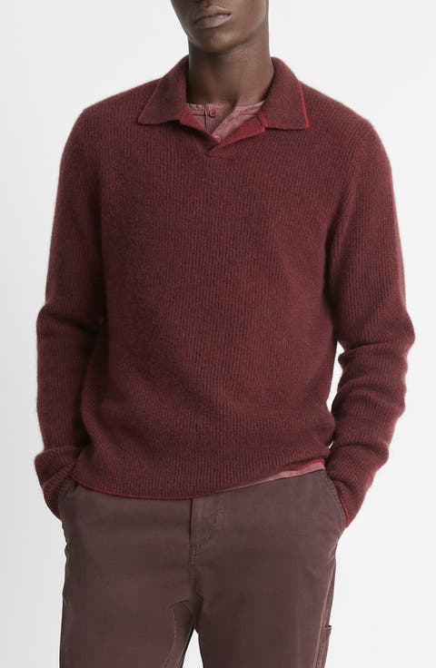 Thermal Knit Boiled Cashmere Sweater