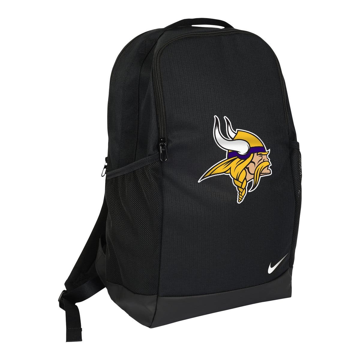 Minnesota Vikings Primary Logo Backpack, Main, color, Black