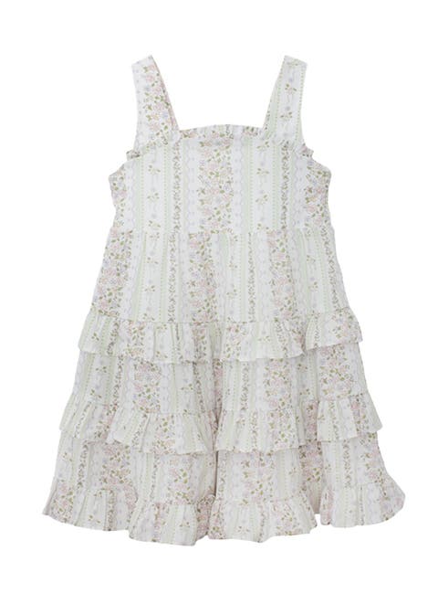 Graceful Garden Sleeveless Floral Dress