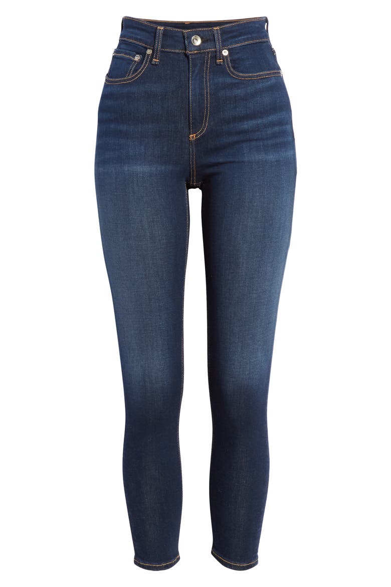 Nina High Waist Ankle Skinny Jeans, Alternate, color, CARMEN