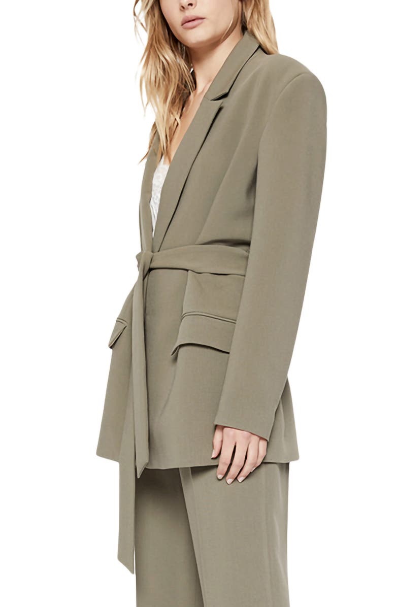 Bardot Belted Blazer, Alternate, color, 