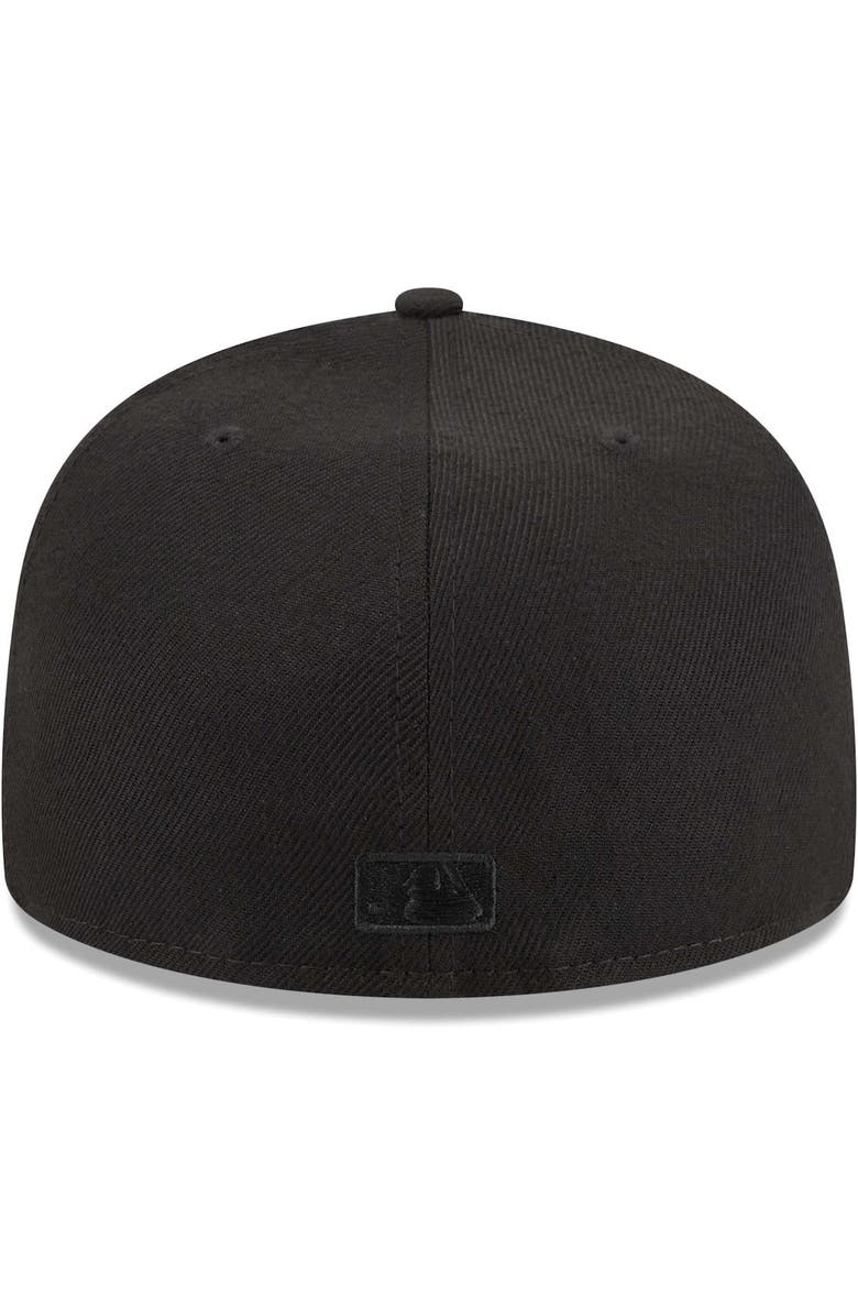 New Era Men's New Era  Black Washington Nationals Tonal Flag 59FIFTY Fitted Hat, Alternate, color, 