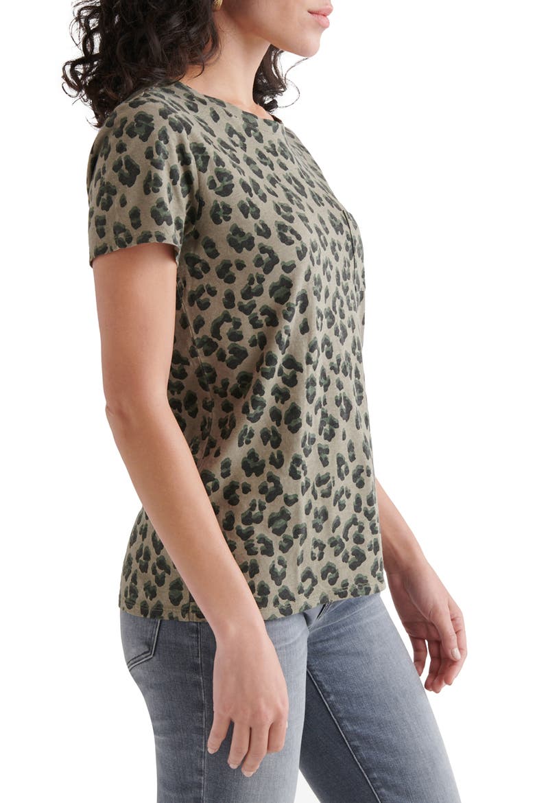 Leopard Graphic Pocket Tee, Alternate, color, OLIVE MULTI