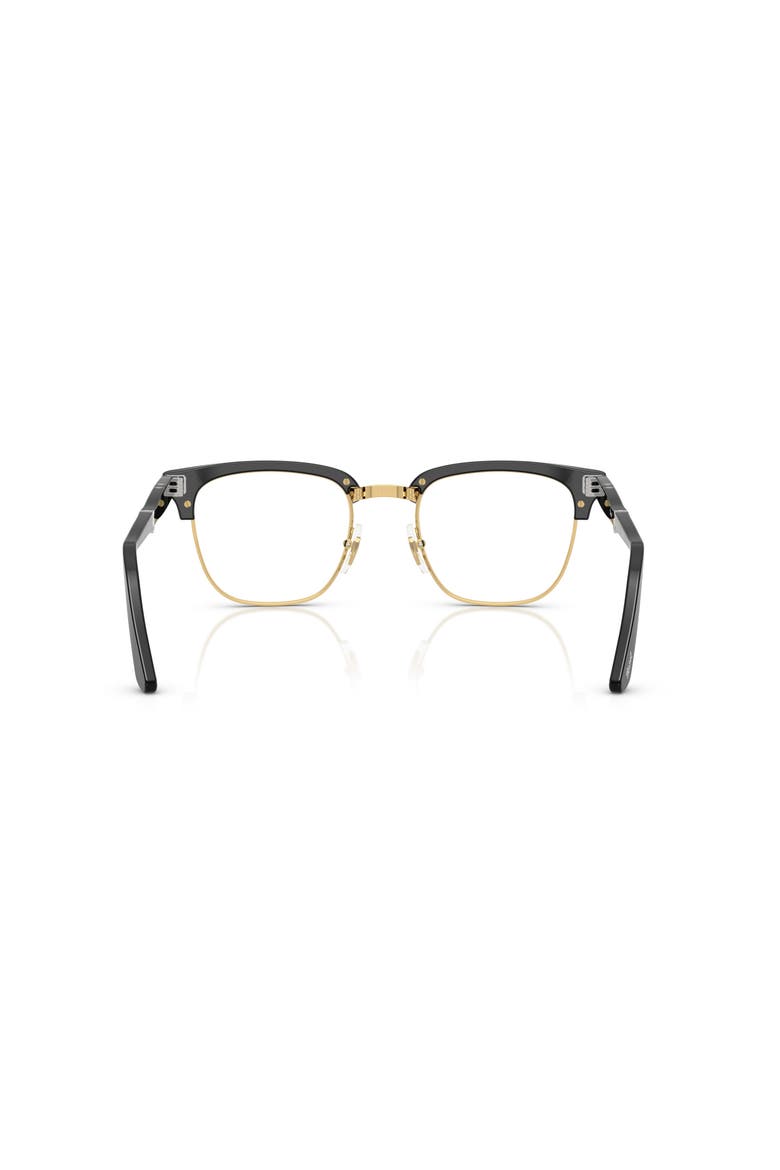 50mm Square optical glasses, Alternate, color, Black