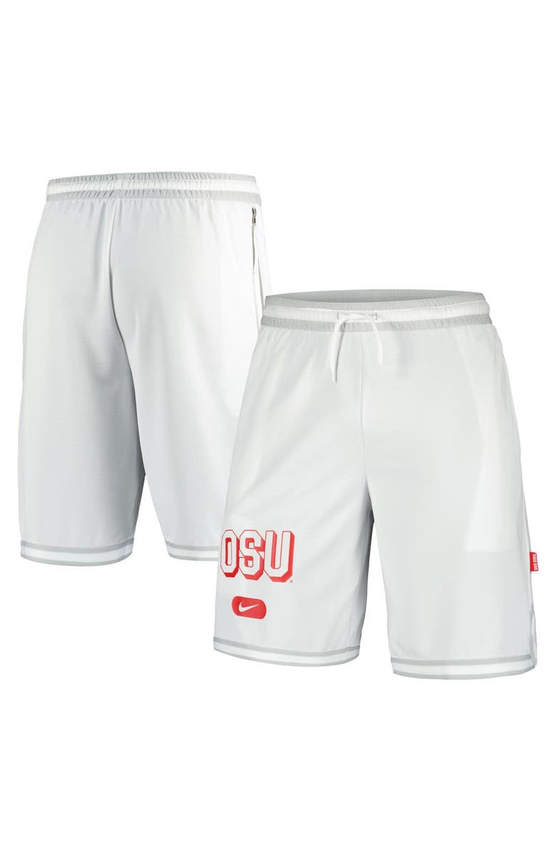 Nike Men's Nike White Ohio State Buckeyes DNA 3.0 Performance Shorts, Main, color, White