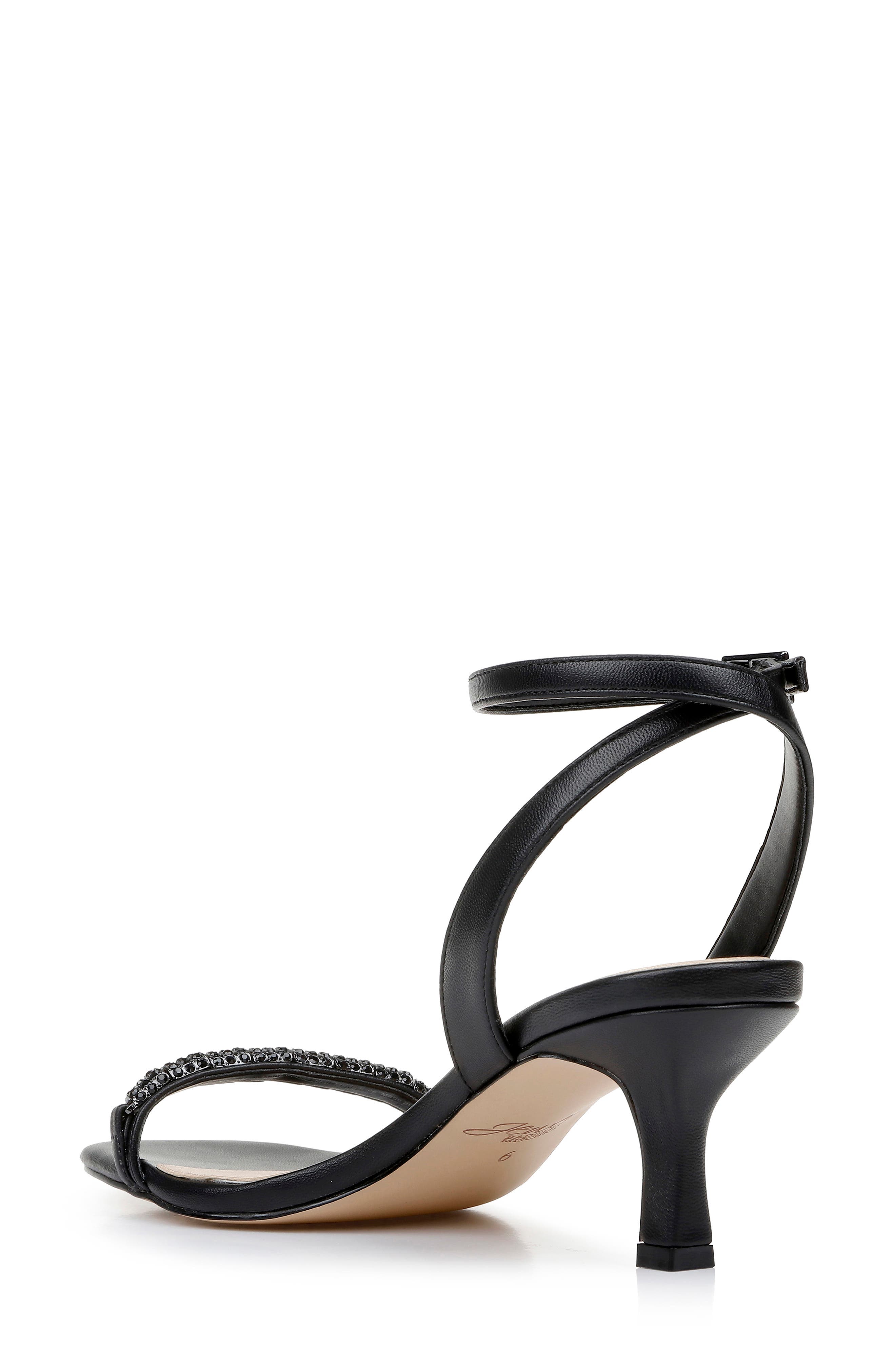 Jewel Badgley Mischka Charisma Kitten Heel Ankle Strap Sandal, Alternate, color, 