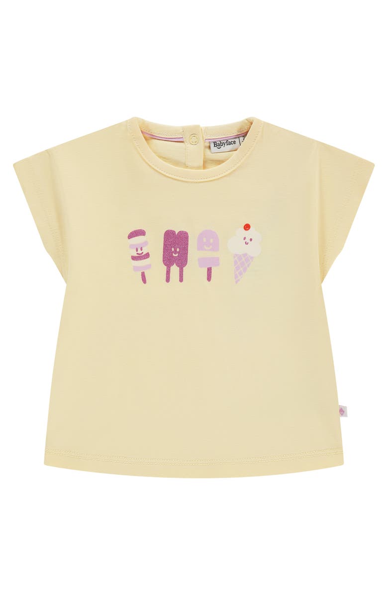 BABYFACE Sweet Treat Short Sleeve Top, Main, color, Buttercup