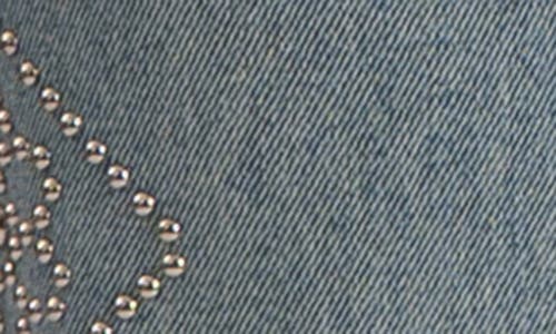 Kut From The Kloth Fay Embellished Raw Hem High Waist Ankle Straight Leg Jeans In Blue