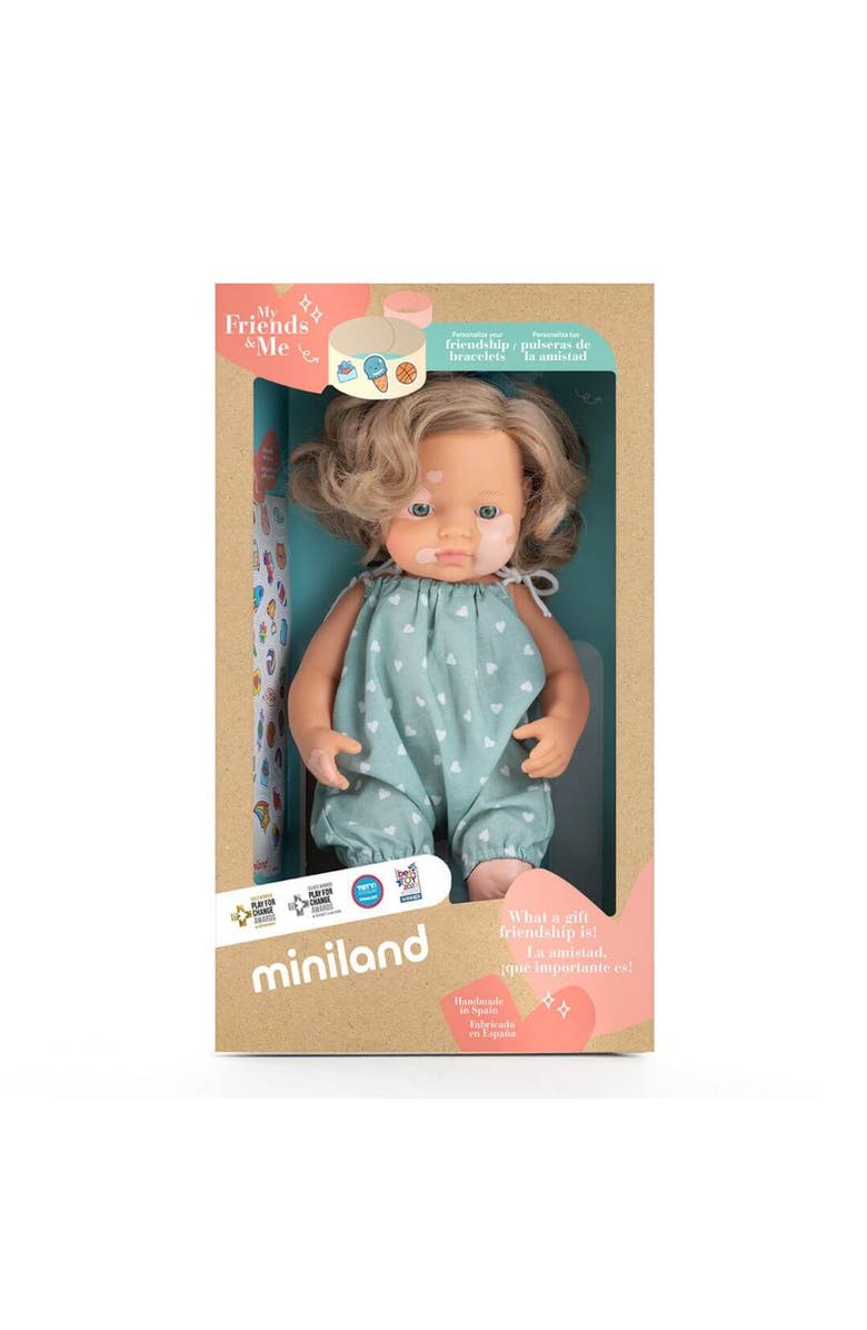 Miniland Baby Doll Caucasian Girl With Vitiligo 15'' (Box) - My Friends & Me, Alternate, color, Light Skin