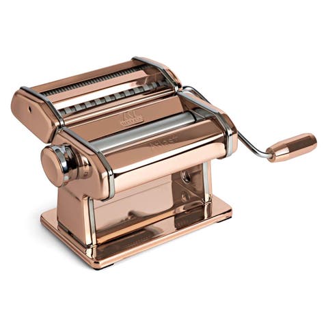 Atlas+ Pasta Machine with Cutter, Hand Crank, and Instructions, Made in Italy