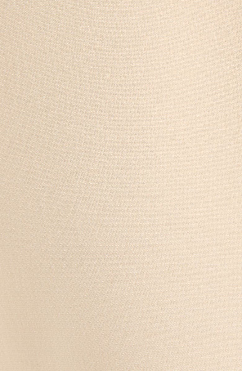 Valentino Garavani V-Detail Crepe Couture Dress, Alternate, color, Nude