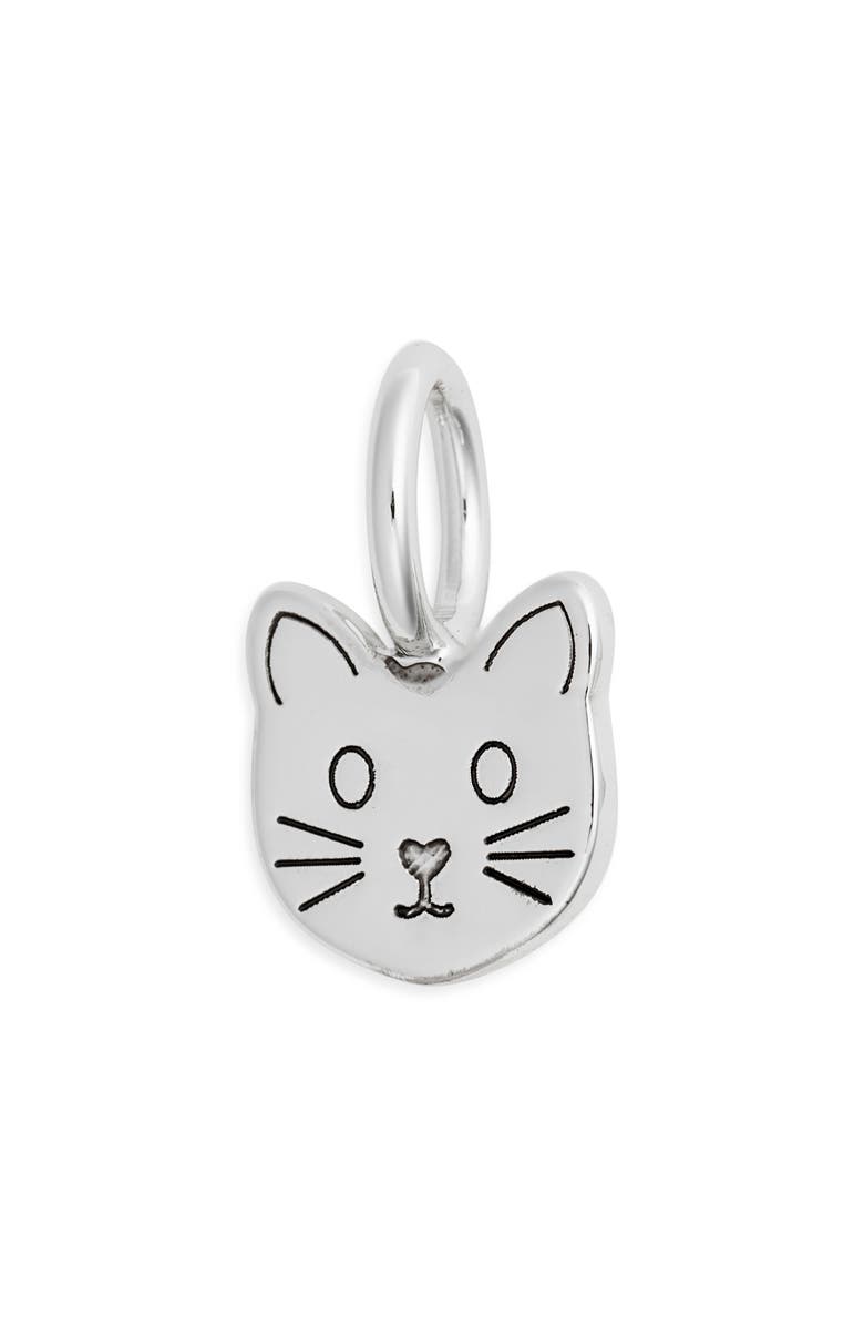 THE SIS KISS Kitten Charm, Main, color, Silver