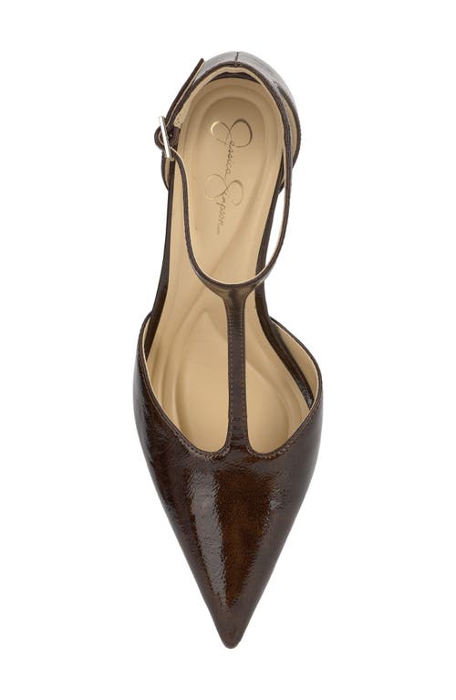 Jessica Simpson Willna T-strap Pointed Toe Pump In Black