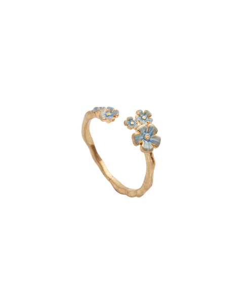 Forget Me Not Open Ring