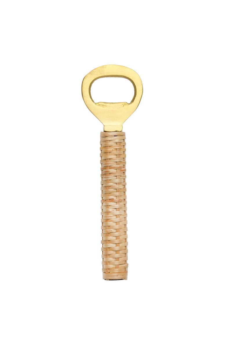 Storied Home Brass Bottle Opener with Handle, Main, color, Natural