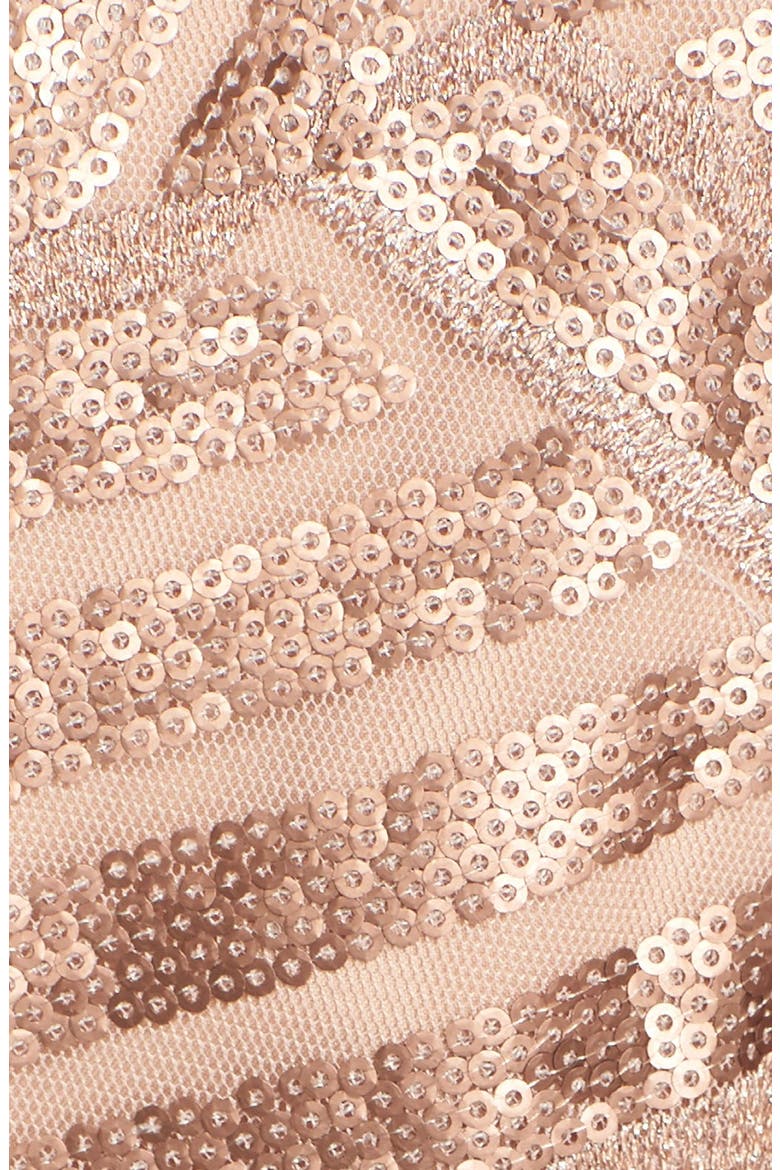 Sequin Sheath Dress, Alternate, color, BRONZE