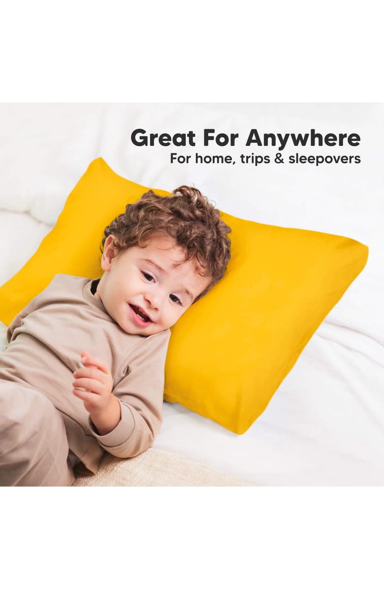 KeaBabies 2-Pack Printed Toddler Pillowcase 13X18", Alternate, color, Construction