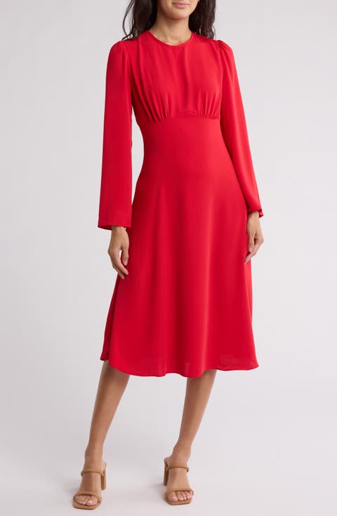 Everyday Long Sleeve Midi Dress