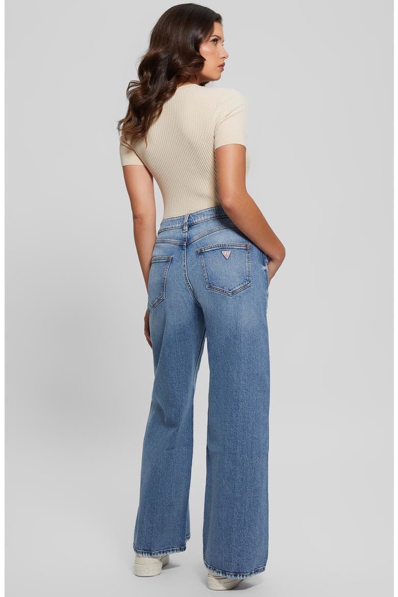 Bellflower Wide-Leg Jeans, Alternate, color, BLU MAGIC