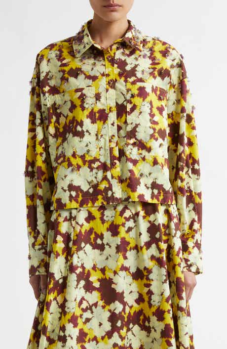 Ulla Johnson Aria Print Embellished Shirt
