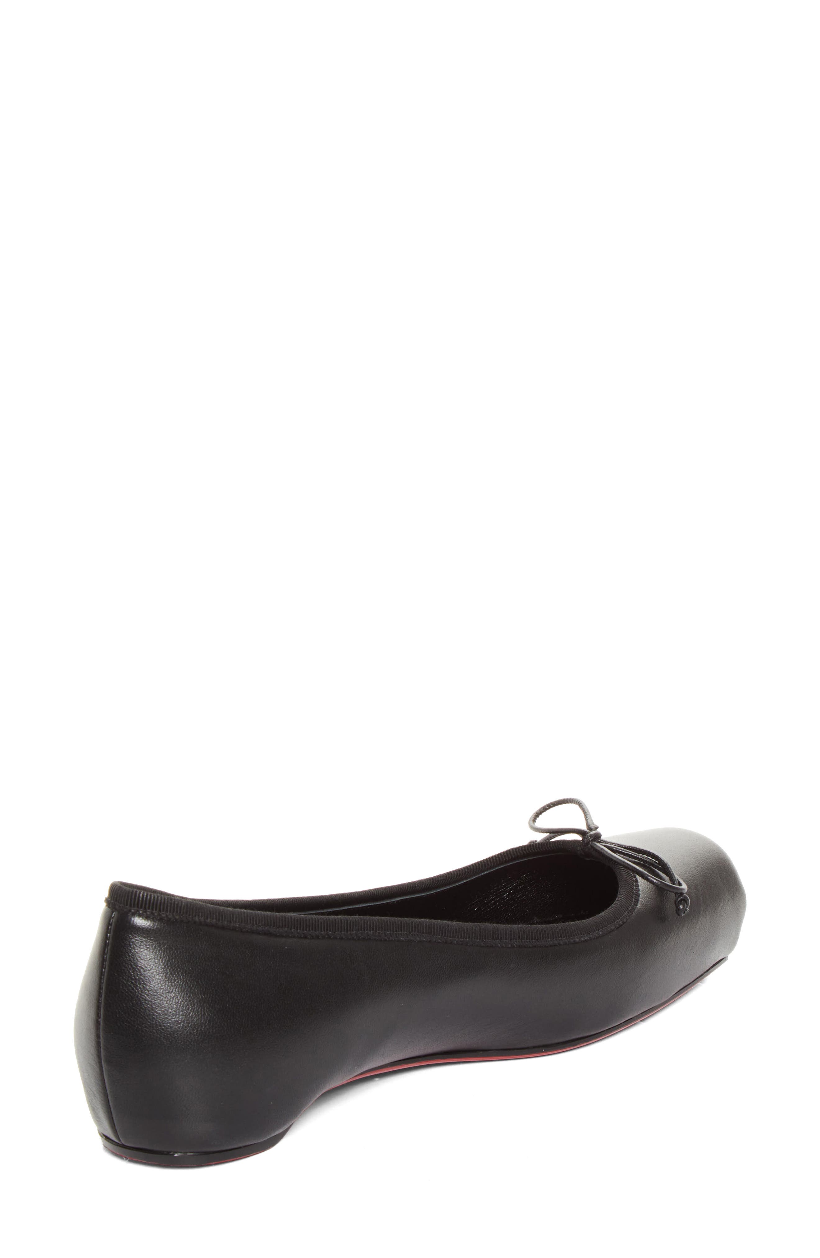 Cassia Nodo Ballet Flat, Alternate, color, B439 BLACK/ LIN BLACK
