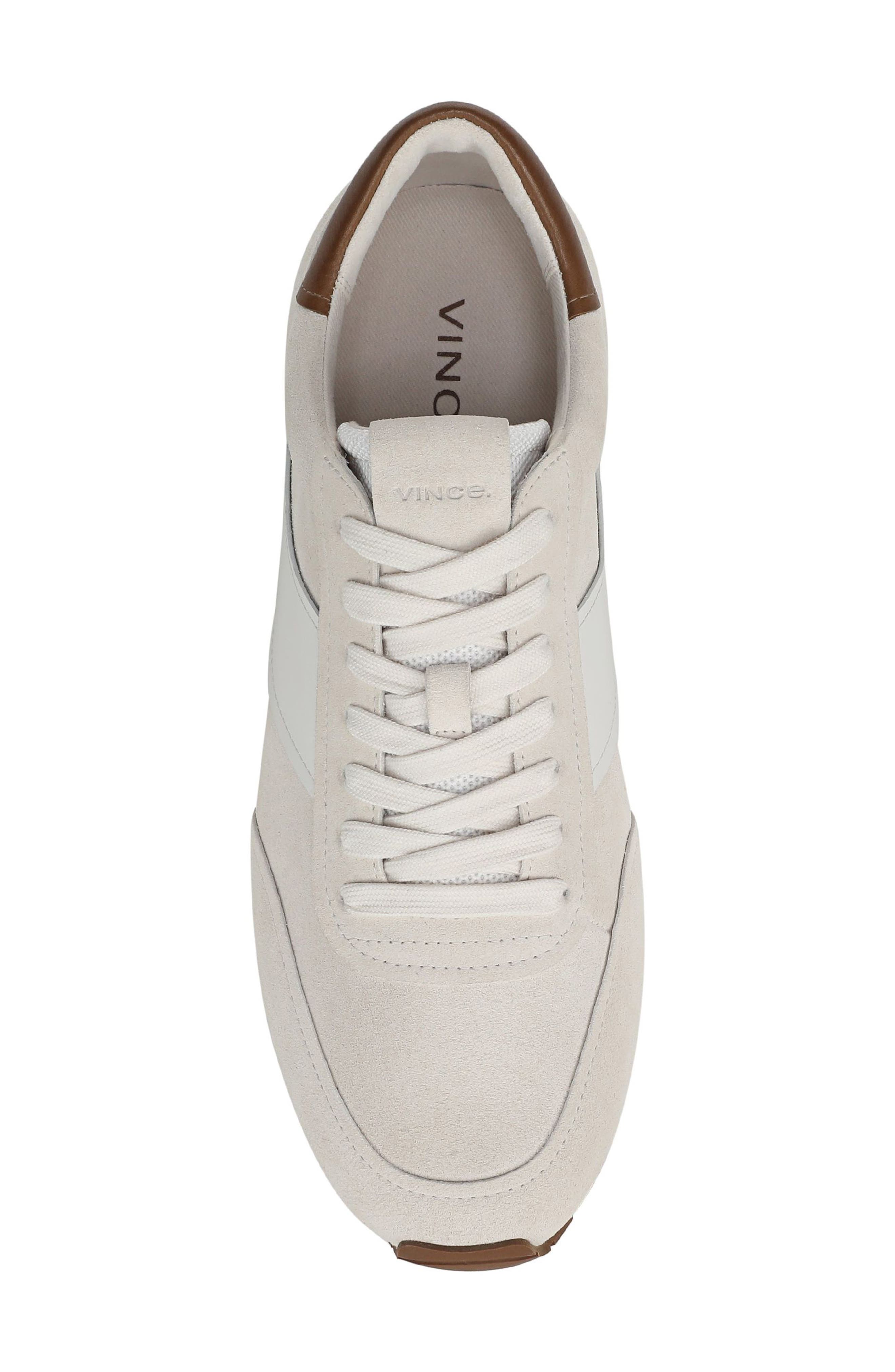 Ocean Sneaker, Alternate, color, PEBBLE WHITE/ELMWOOD