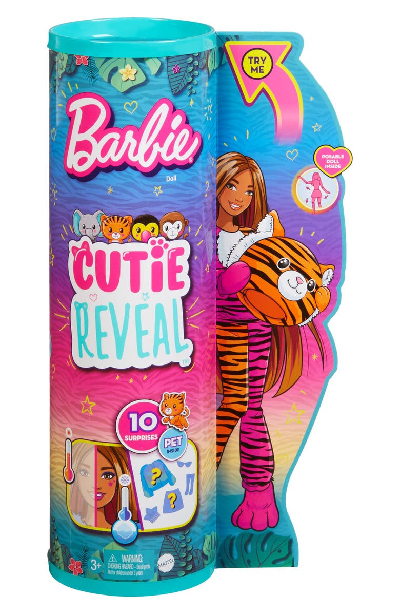 Mattel Barbie<sup>®</sup> Cutie Reveal<sup>™</sup> Doll with 10 Surprises, Alternate, color, 