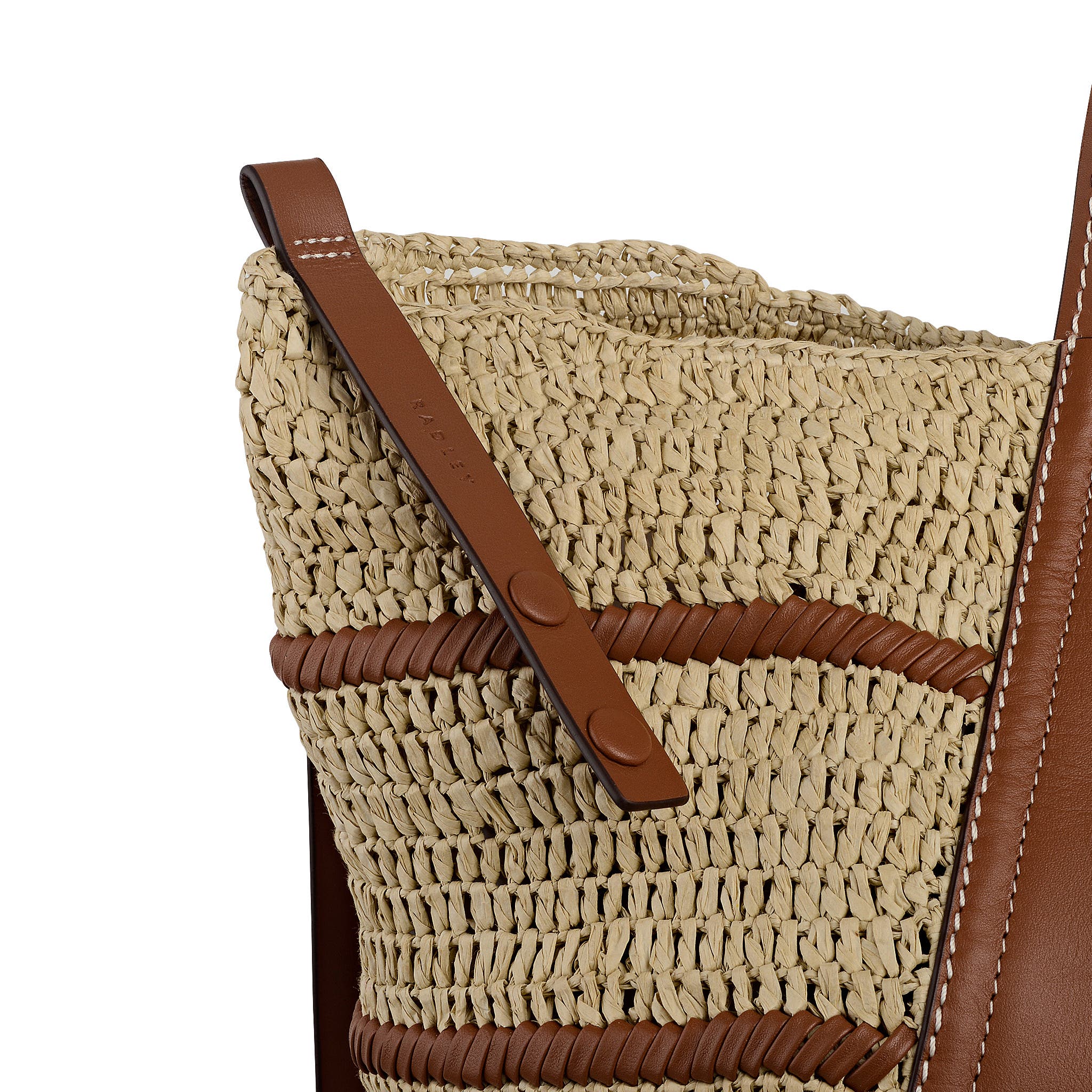 Radley The Delphine - Raffia Extra Large Open Top Woven Tote Bag, Alternate, color, Natural