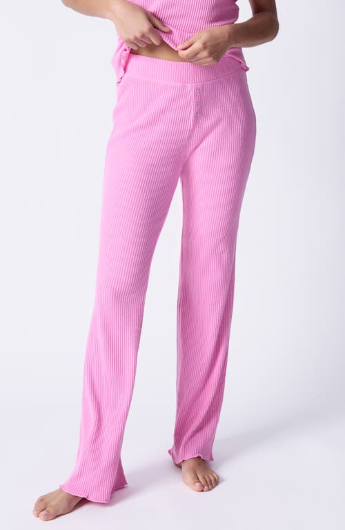PJ SALVAGE PJ SALVAGE RELOVED RIB KNIT PAJAMA PANTS 
