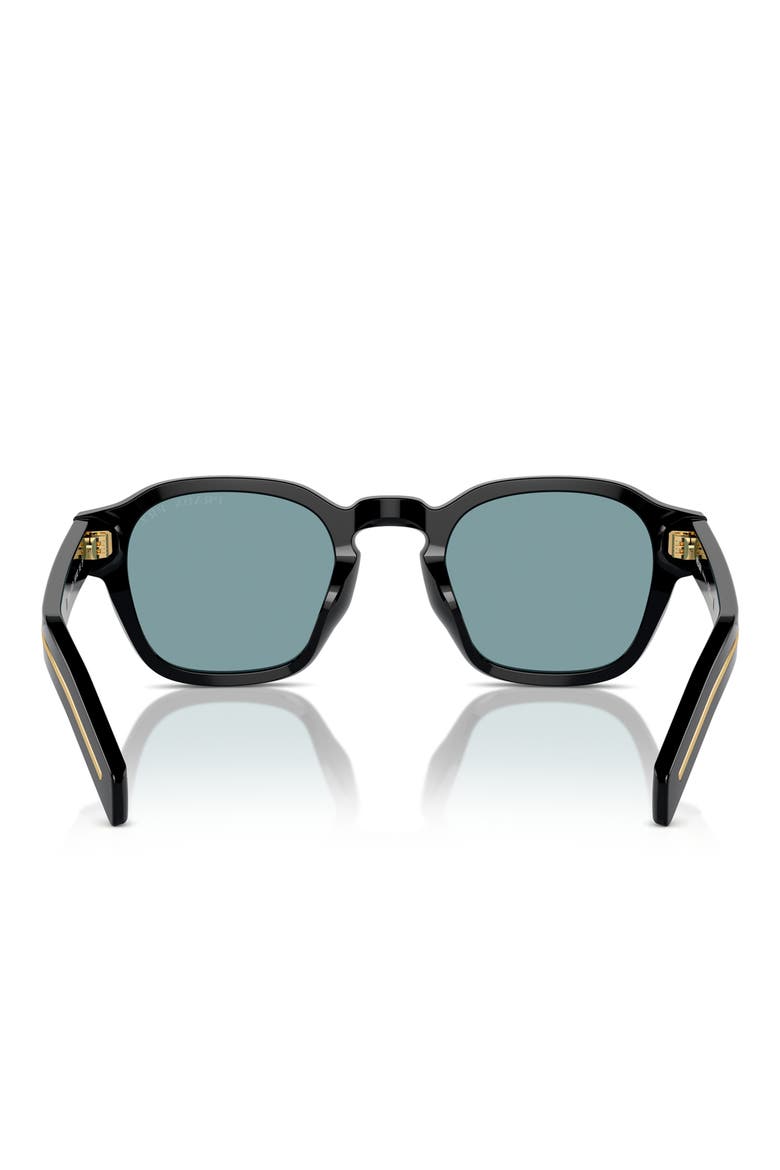 52mm Polarized Phantos Sunglasses, Alternate, color, BLACK