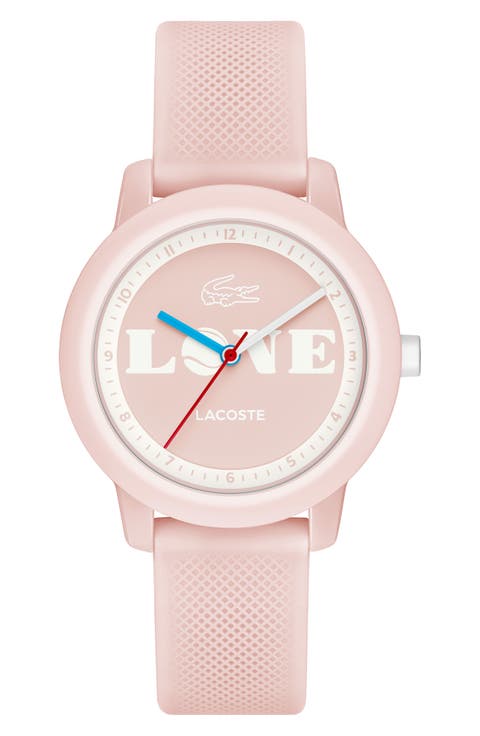Lacoste.12.12 Silicone Strap Watch, 33mm