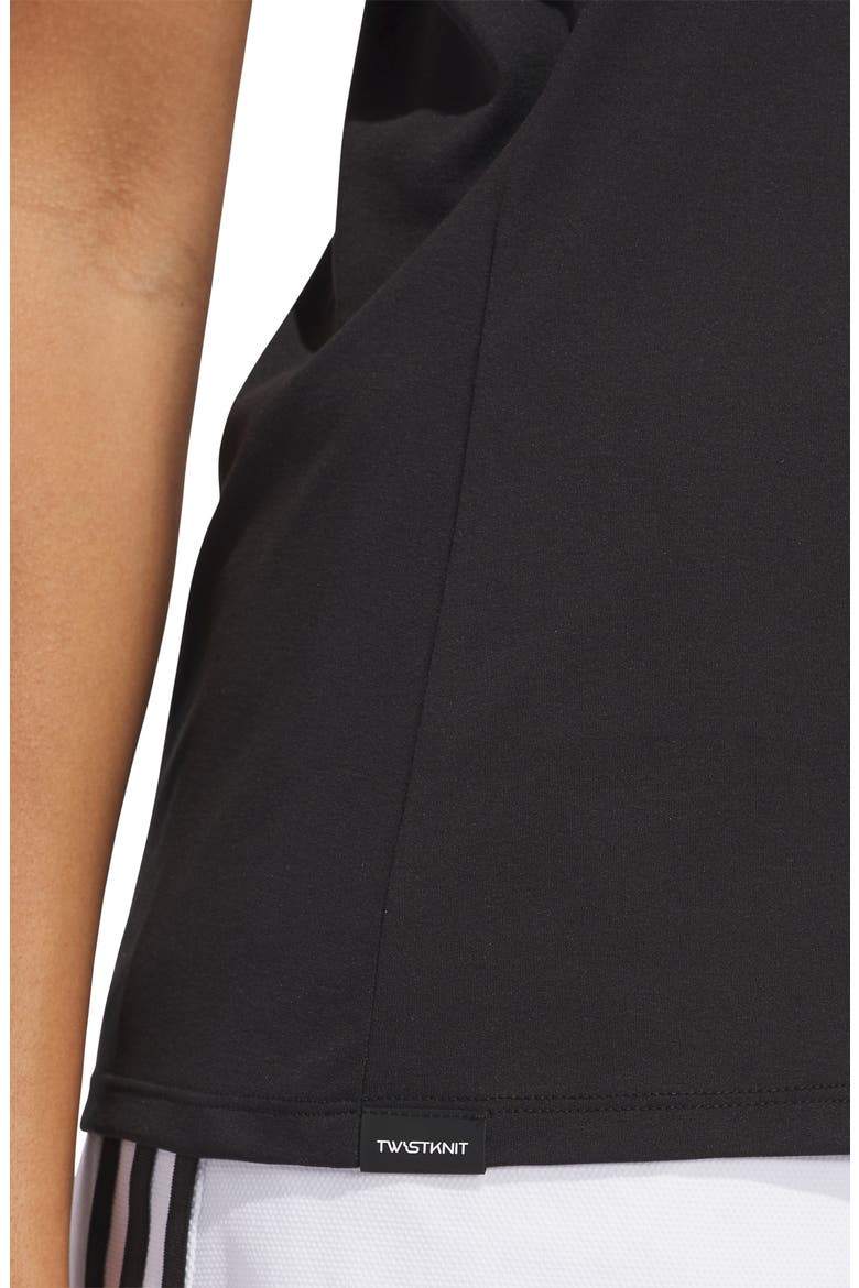 Ultimate365 Tour Twist Knit Polo, Alternate, color, BLACK