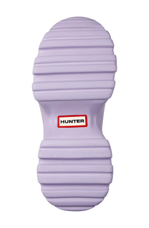 Hunter Bryce Platform Mule In Light Purple