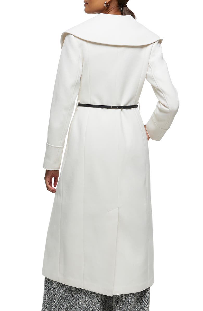 River Island Belted Longline Coat, Alternate, color,