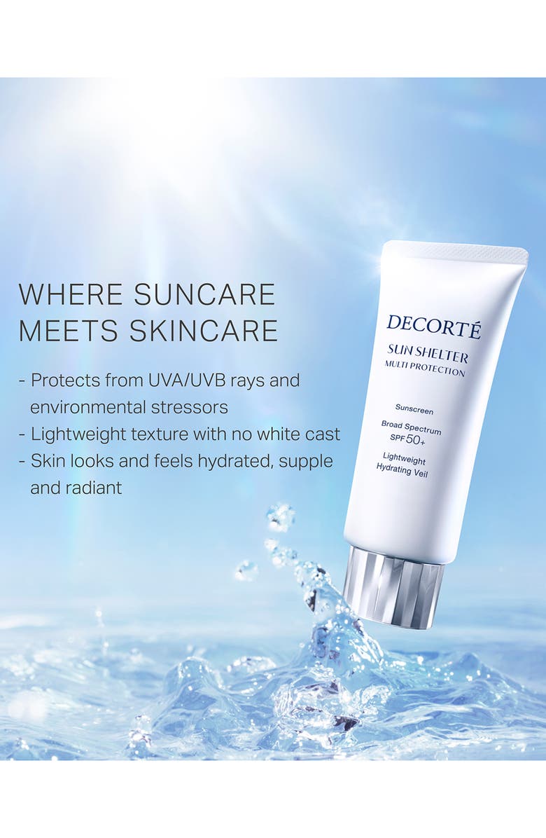 Decorté Sun Shelter Multi Protection Sunscreen Broad Spectrum SPF 50+, Alternate, color, 