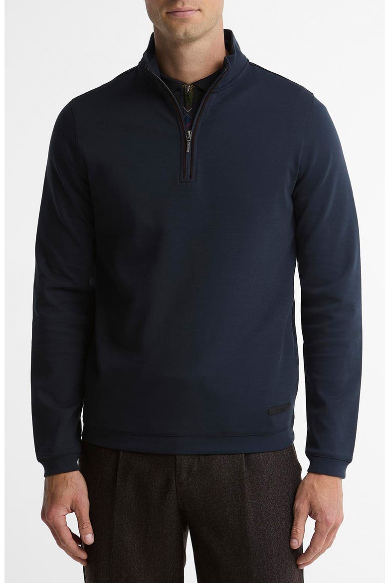 Guy Half Zip Pullover, Main, color, NAVY