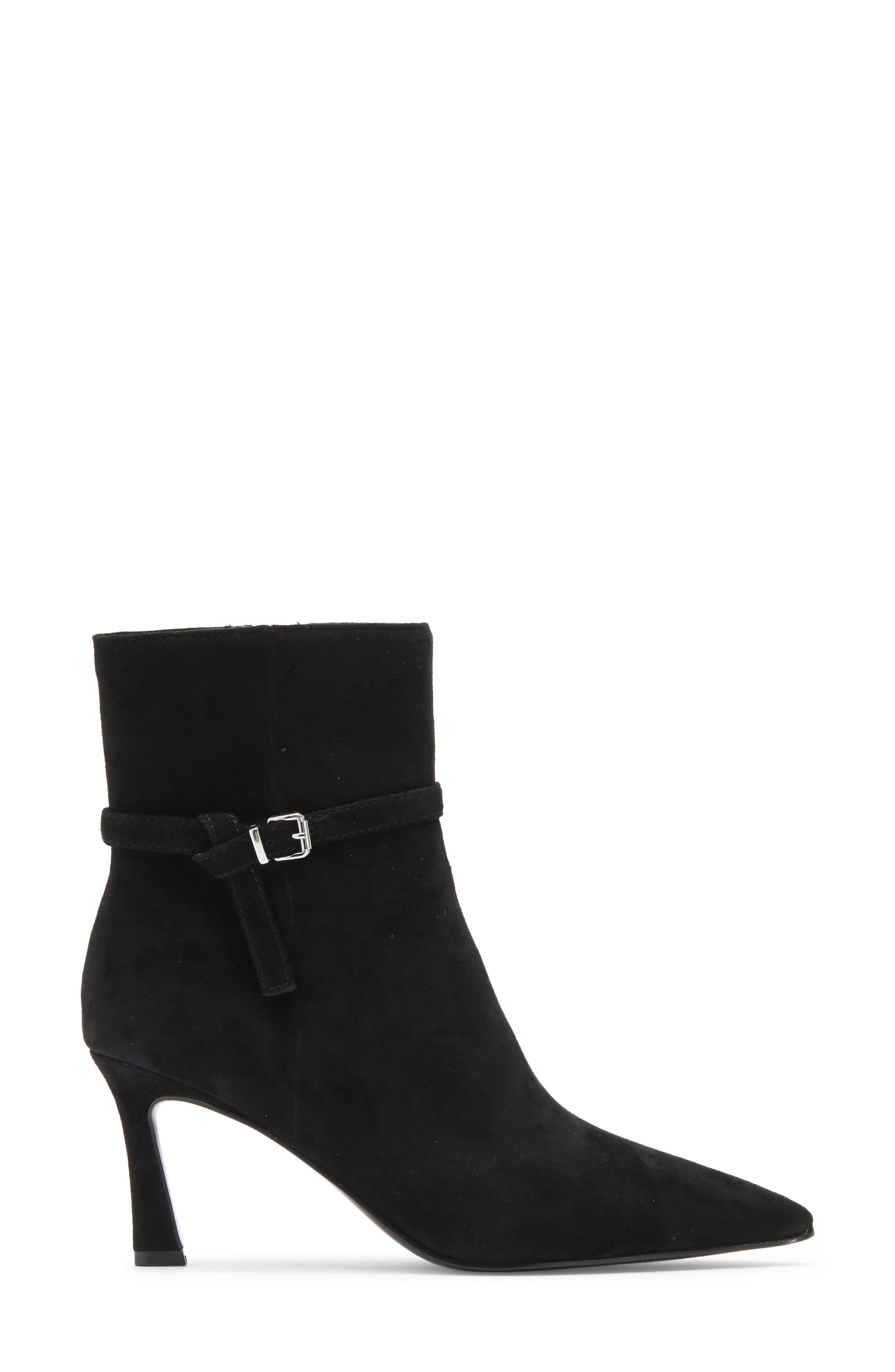 Steve Madden Layan Bootie, Alternate, color, Black Sued