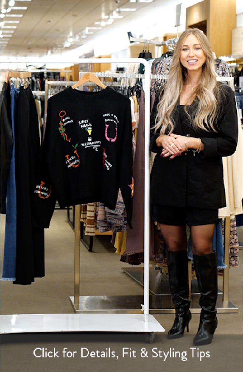 Cowgirl Christmas Holiday Sweater, sales video thumbnail