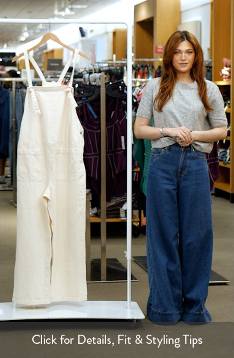 Denim Maternity Overalls, sales video thumbnail