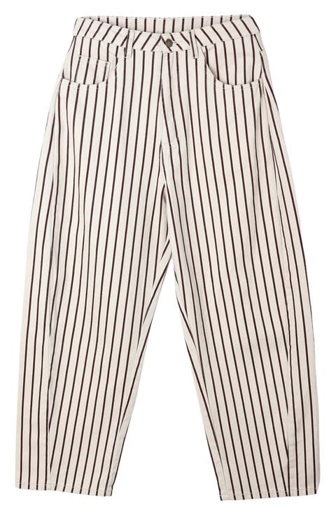 Kids' Striped Barrel Jeans