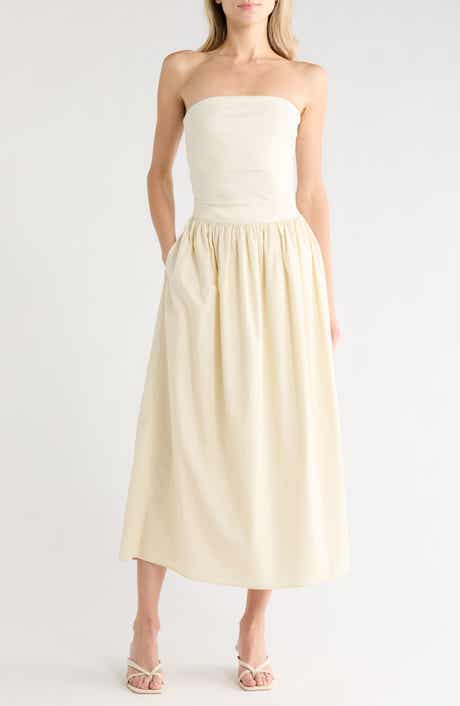 rag & bone Claudia Strapless Ponte Dress